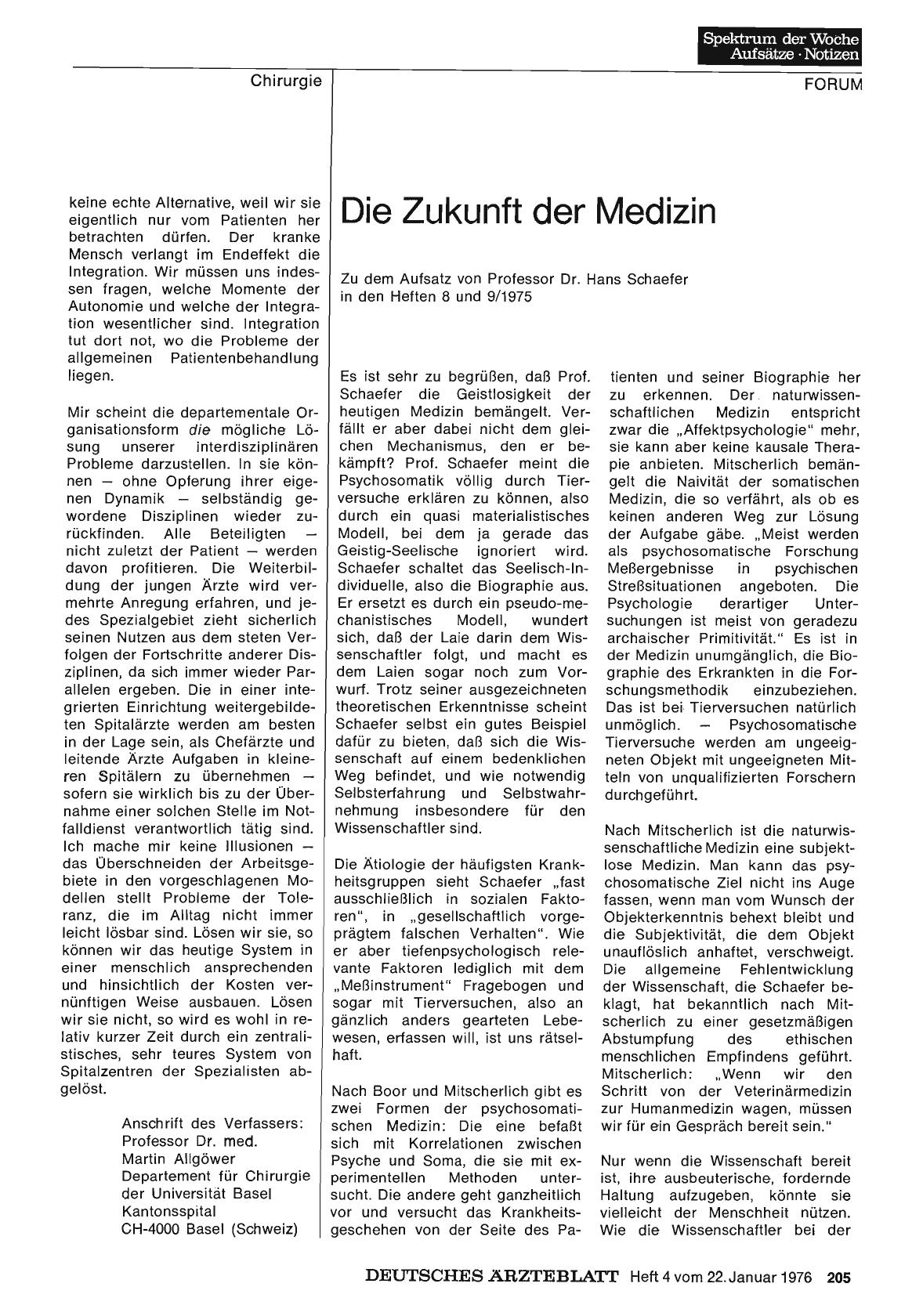 Vorschauseite 1: Die Zukunft der Medizin
