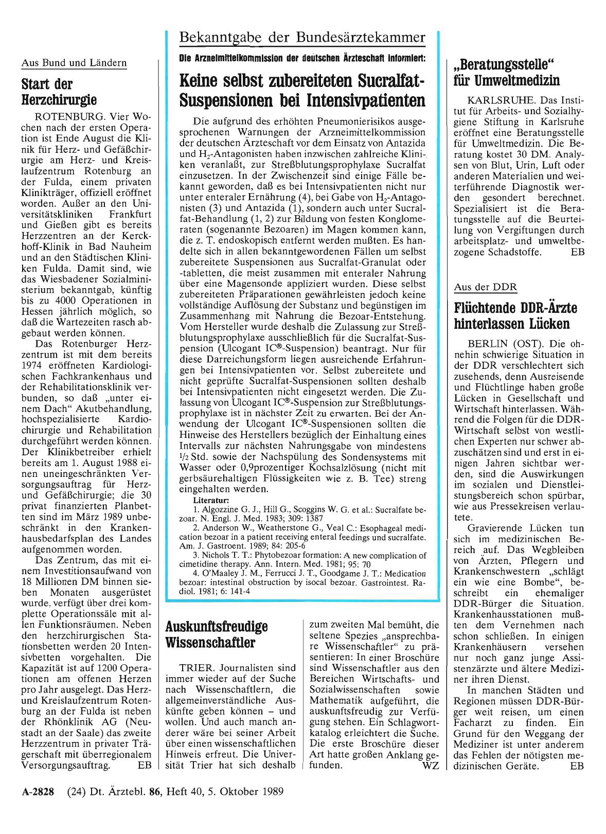 Vorschauseite 1: Auskunftsfreudige Wissenschaftler