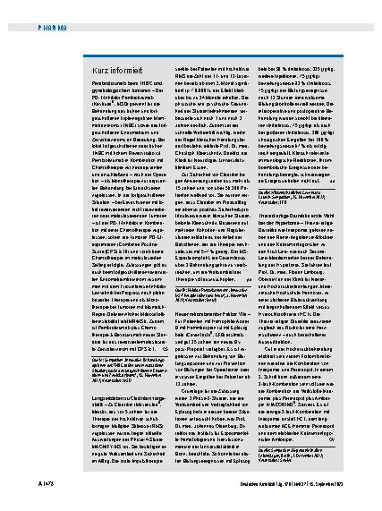 Vorschauseite 1: Kurz informiert.