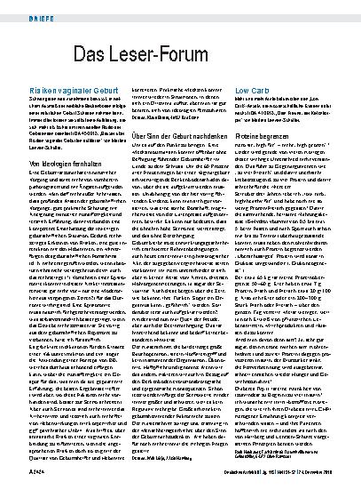 Vorschauseite 1: Low Carb: Proteine begrenzen