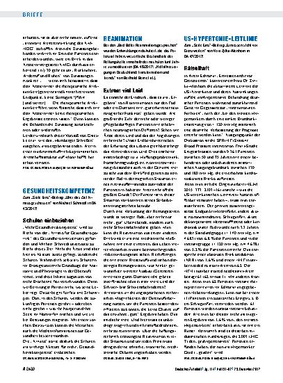 Vorschauseite 1: Gesundheitskompetenz: Schulen einbeziehen