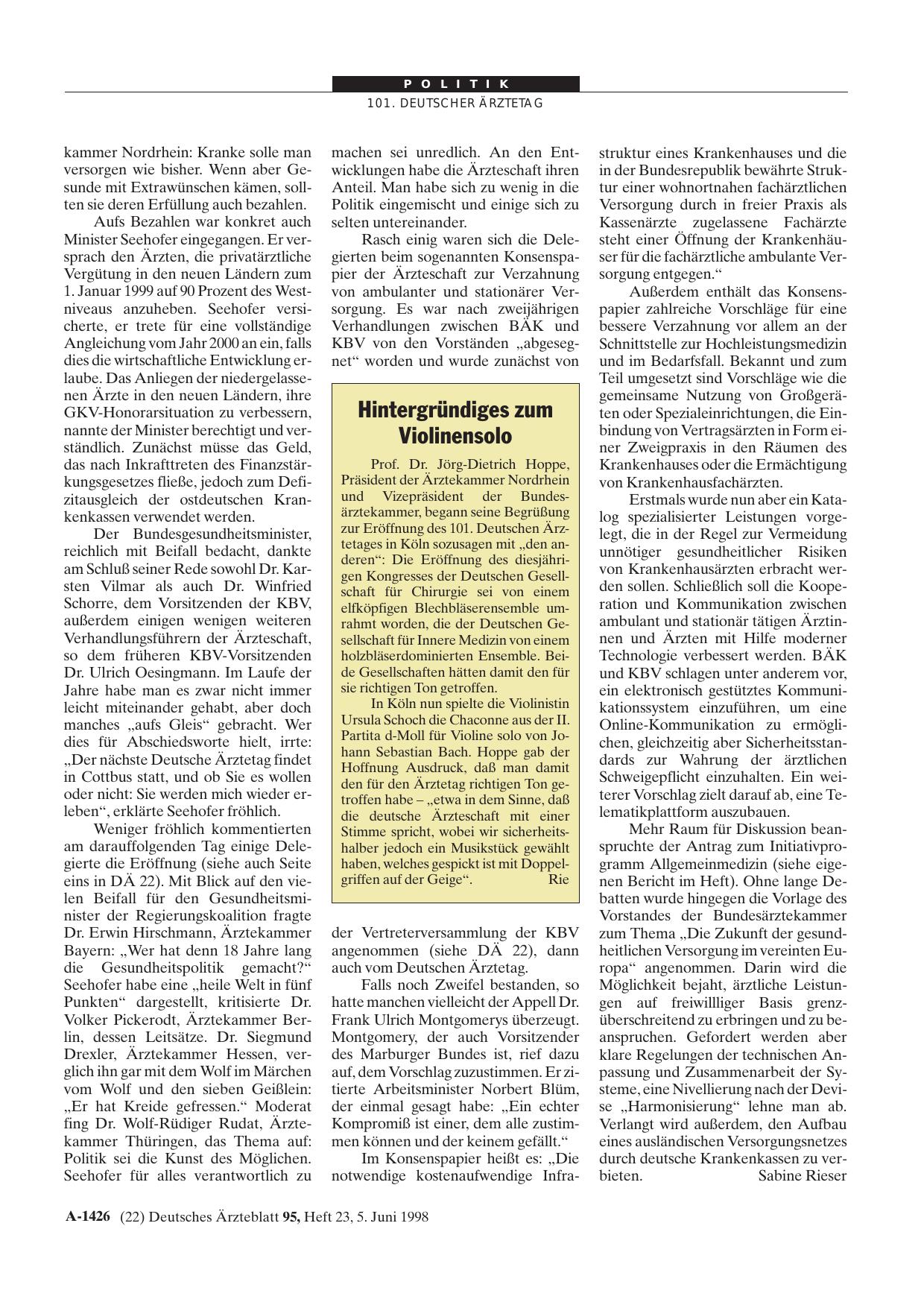 Vorschauseite 1: Hintergründiges zum Violinensolo
