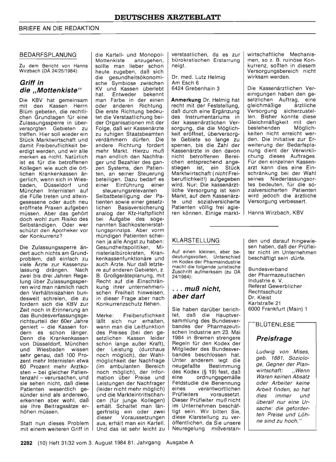 Vorschauseite 1: BEDARFSPLANUNG: Griff in die „Mottenkiste“
