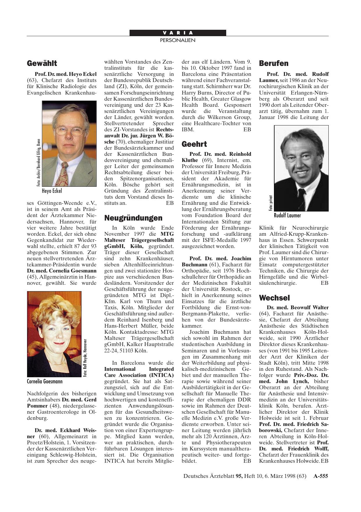 Vorschauseite 1: Geehrt