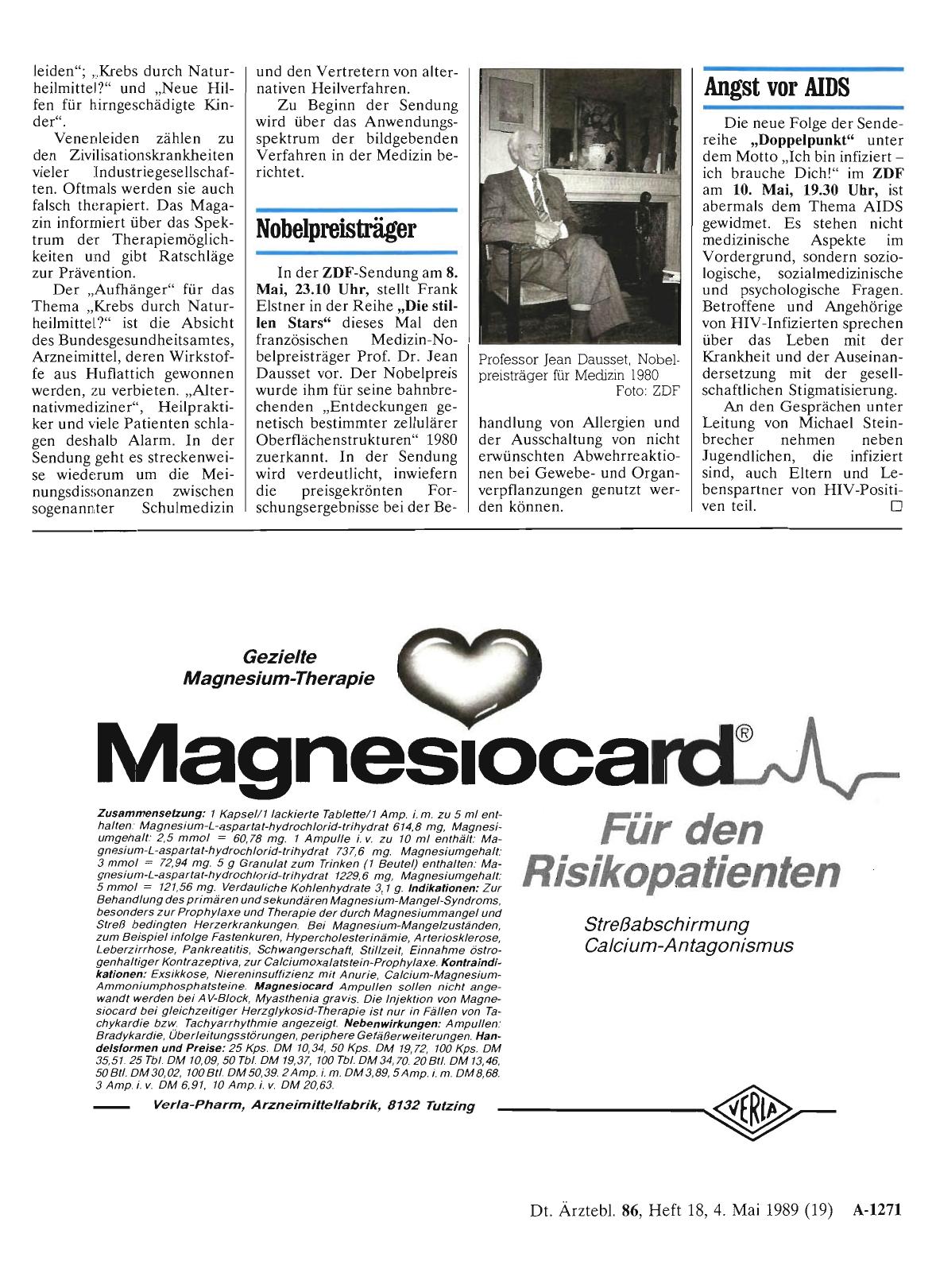 Vorschauseite 1: Angst vor AIDS