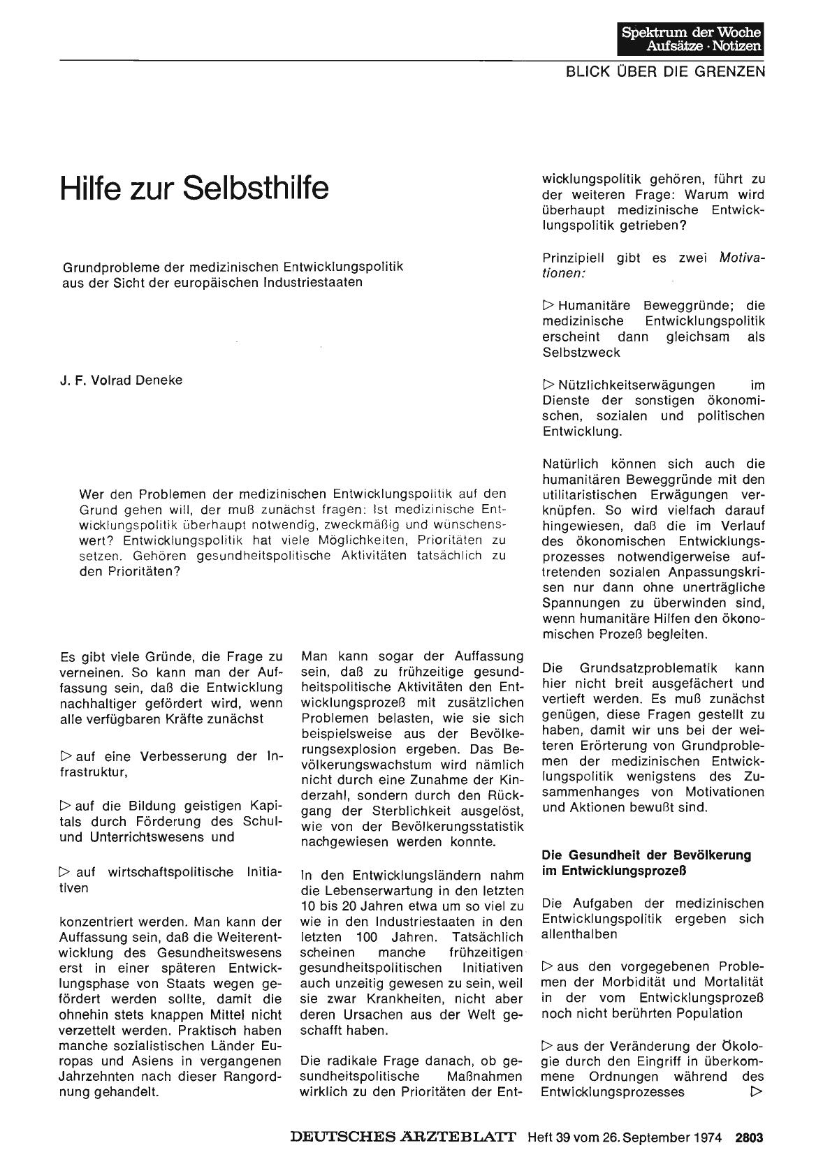 Vorschauseite 1: Hilfe zur Selbsthilfe