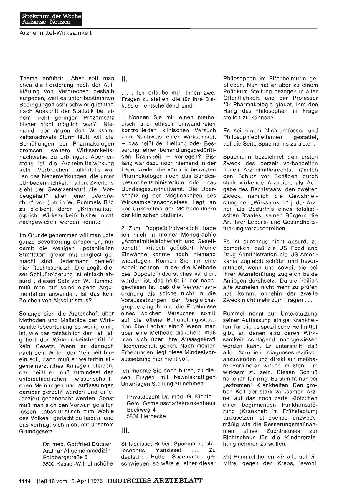 Vorschauseite 1: Untauglicher Versuch über die „Wirksamkeit“: III.