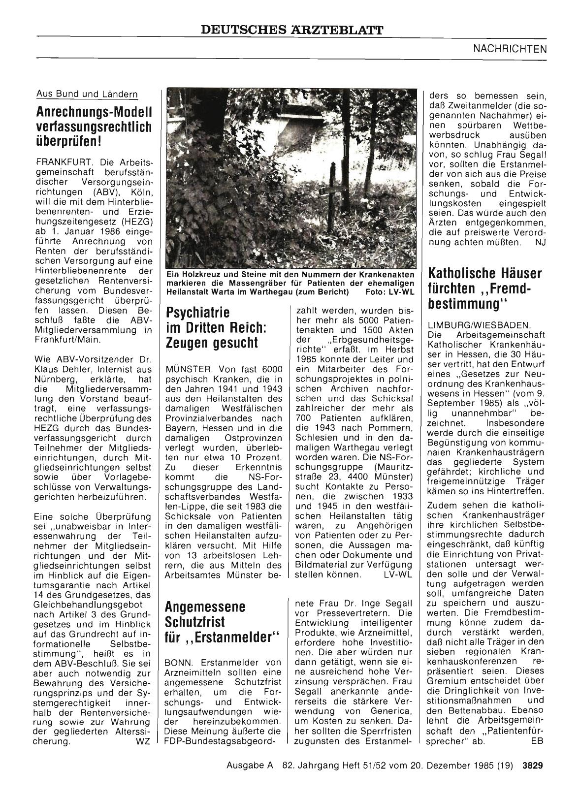 Vorschauseite 1: Katholische Häuser fürchten „Fremdbestimmung“