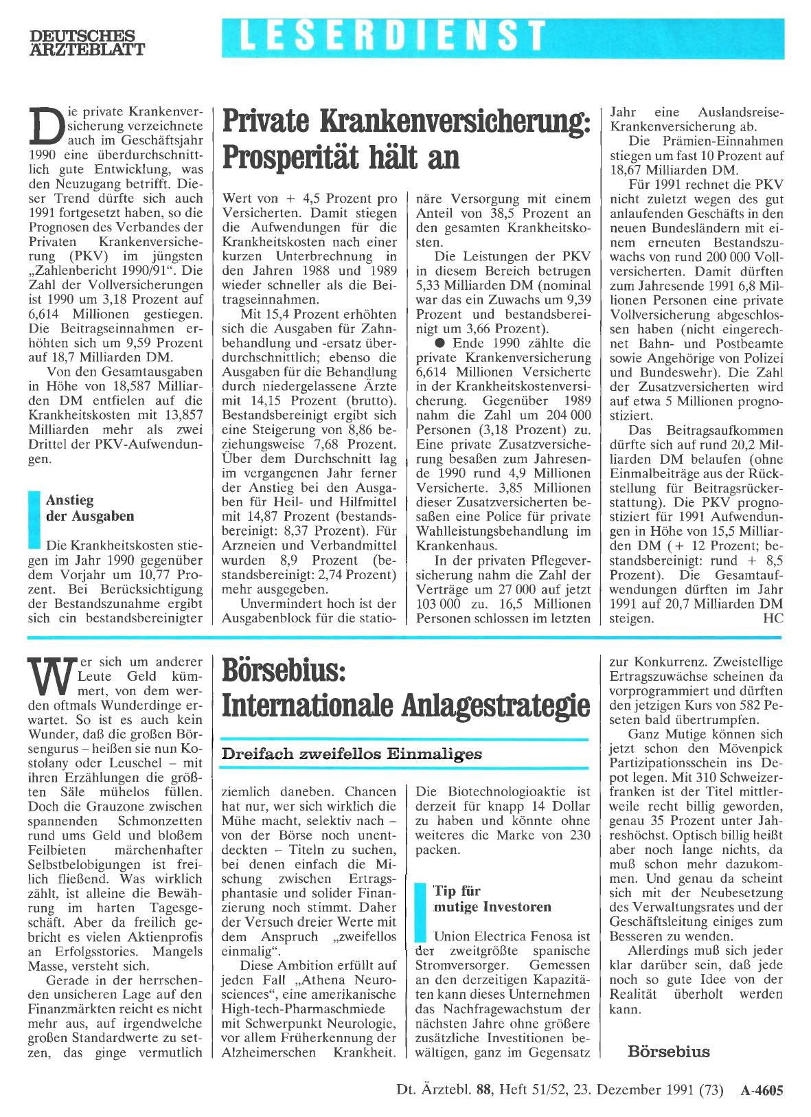 Vorschauseite 1: Börsebius: Internationale Anlagestrategie