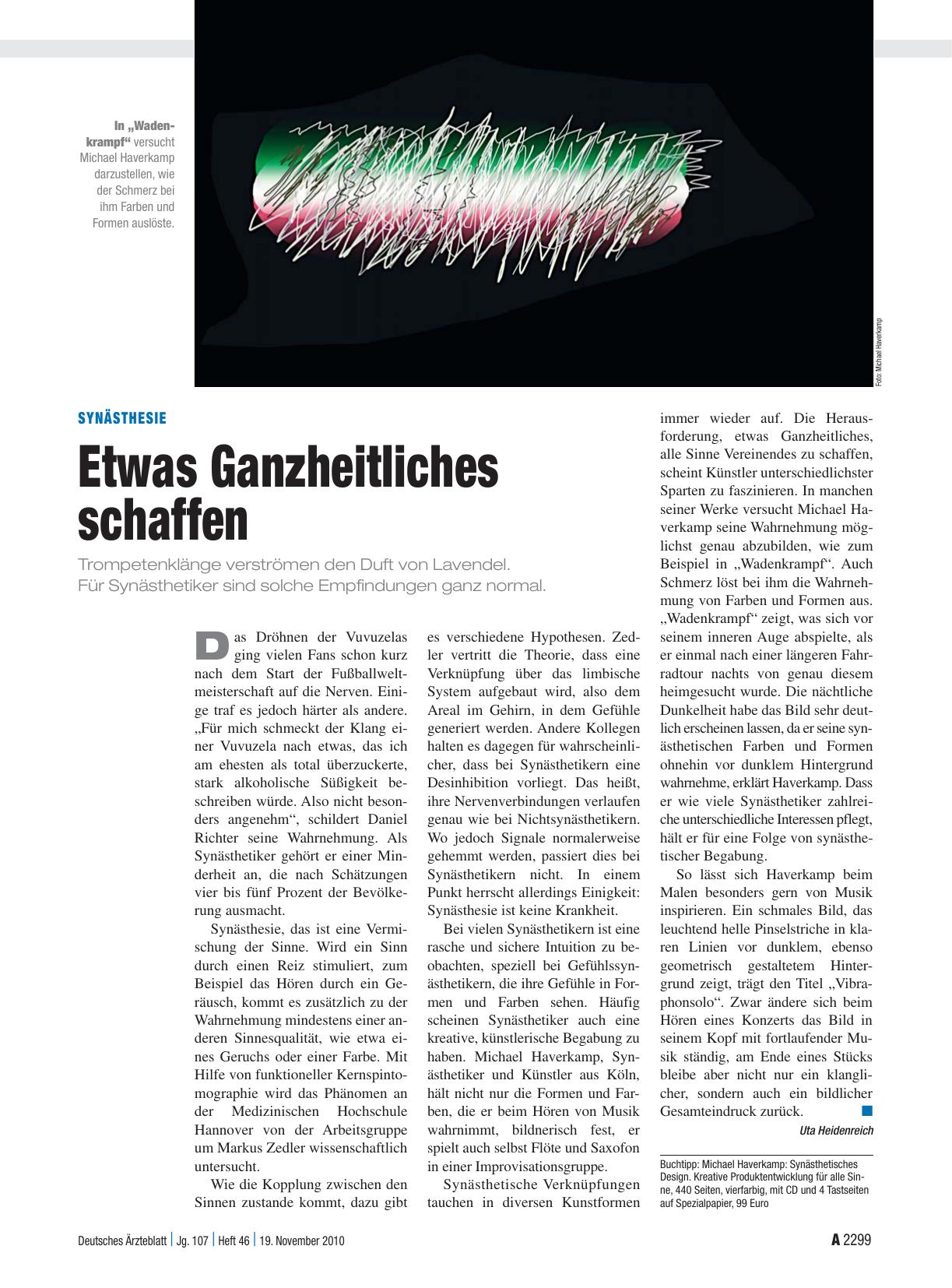 Vorschauseite 1: Synästhesie: Etwas Ganzheitliches schaffen
