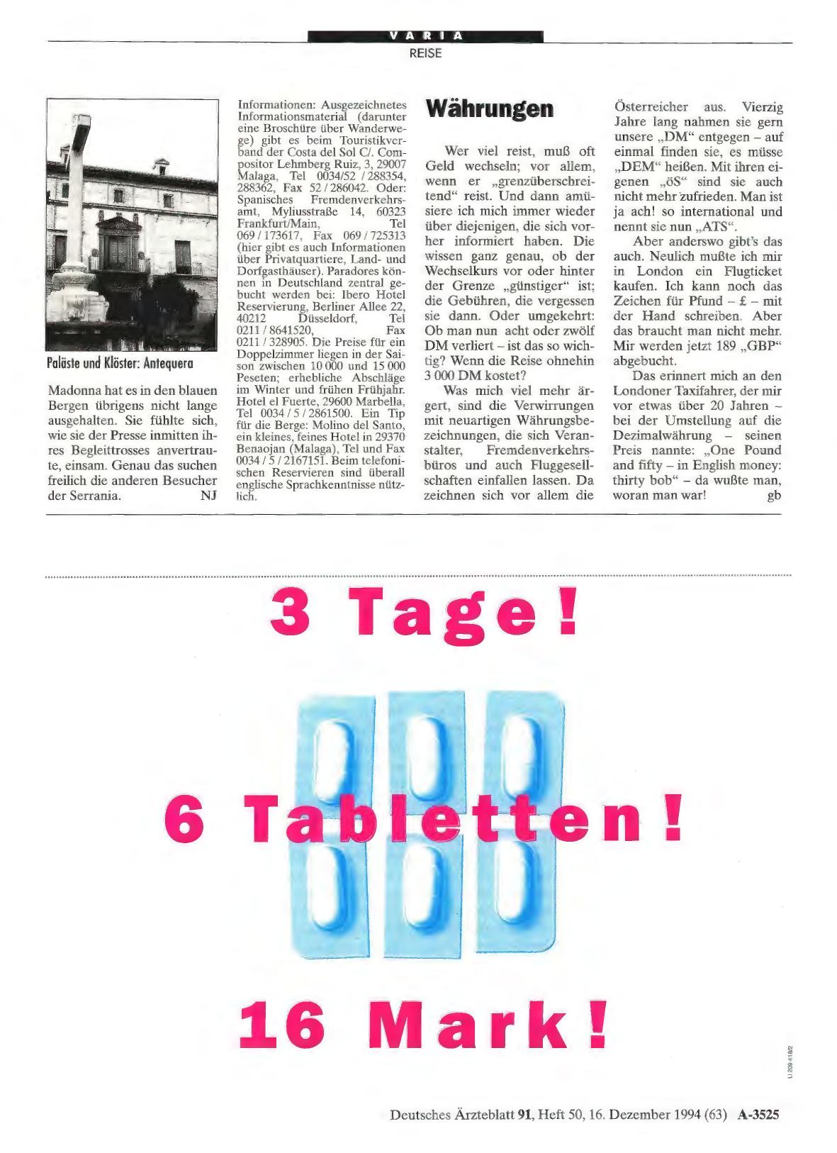Vorschauseite 1: Währungen