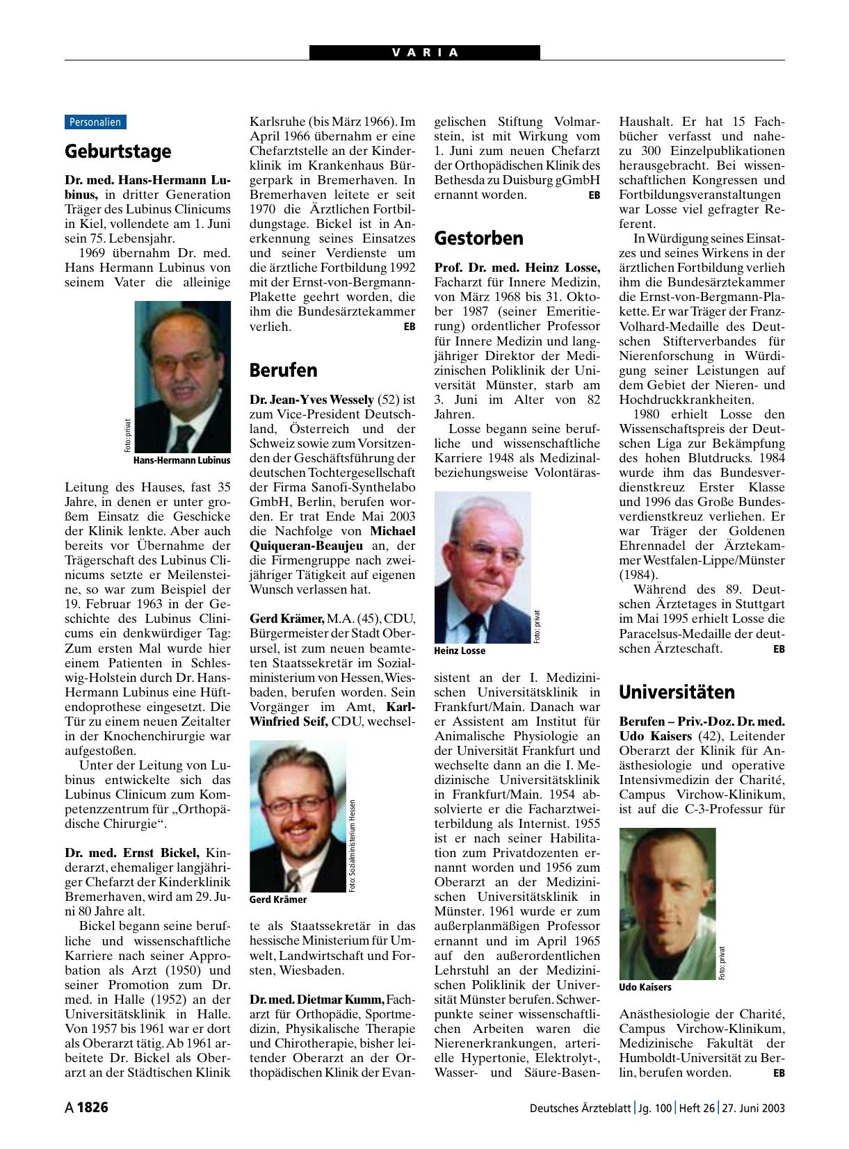 Vorschauseite 1: Gestorben