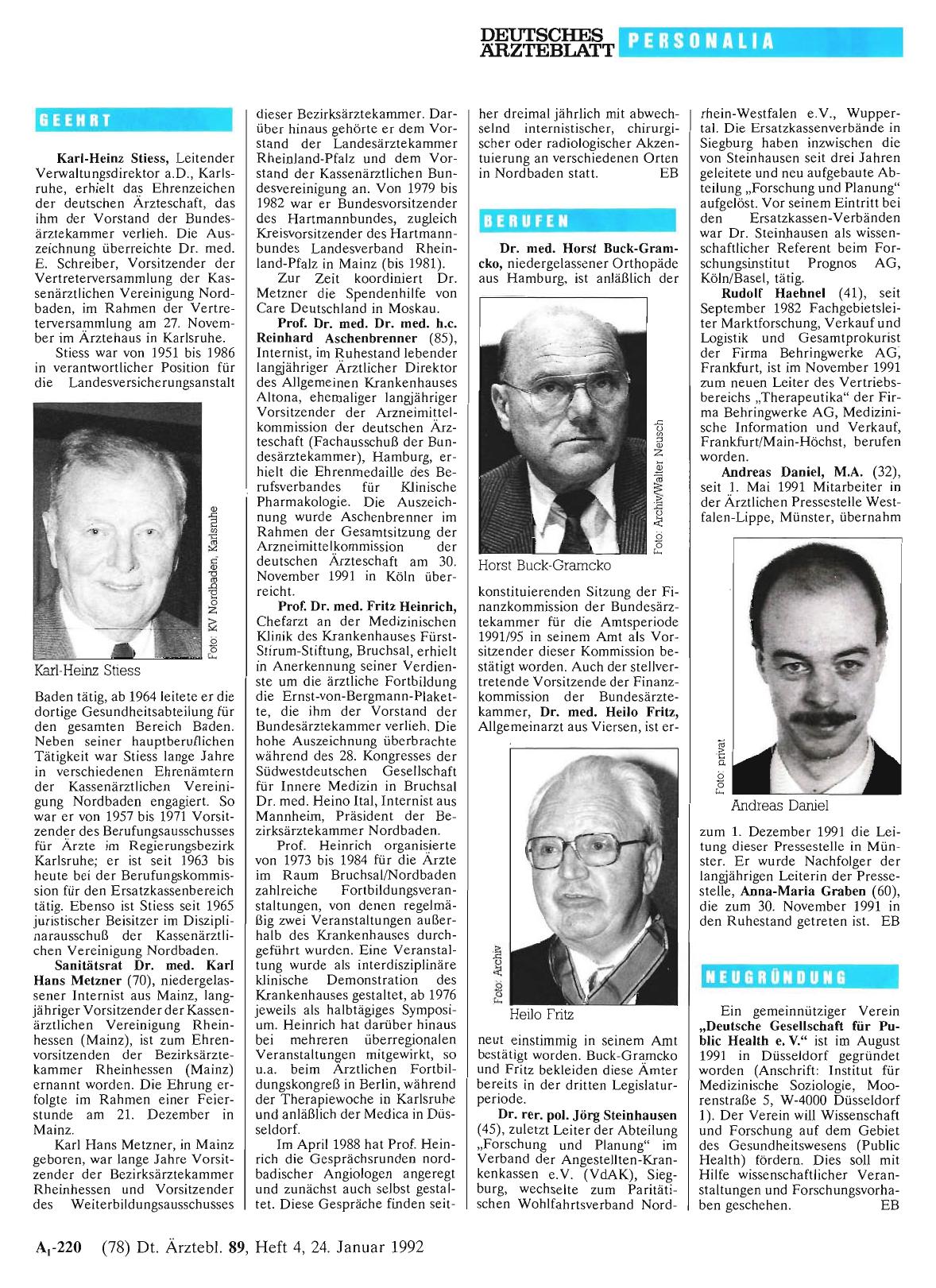 Vorschauseite 1: Geehrt