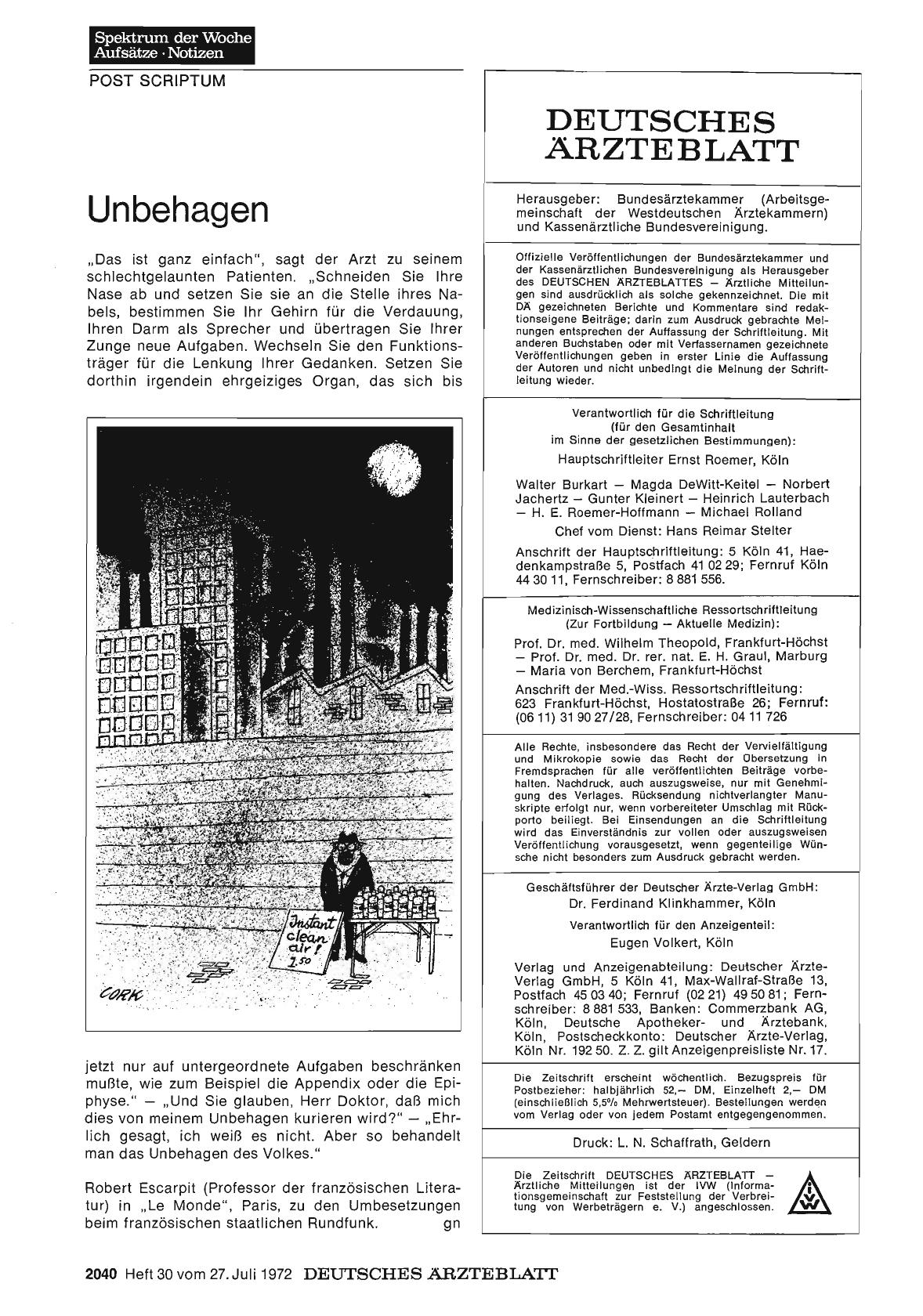 Vorschauseite 1: Unbehagen