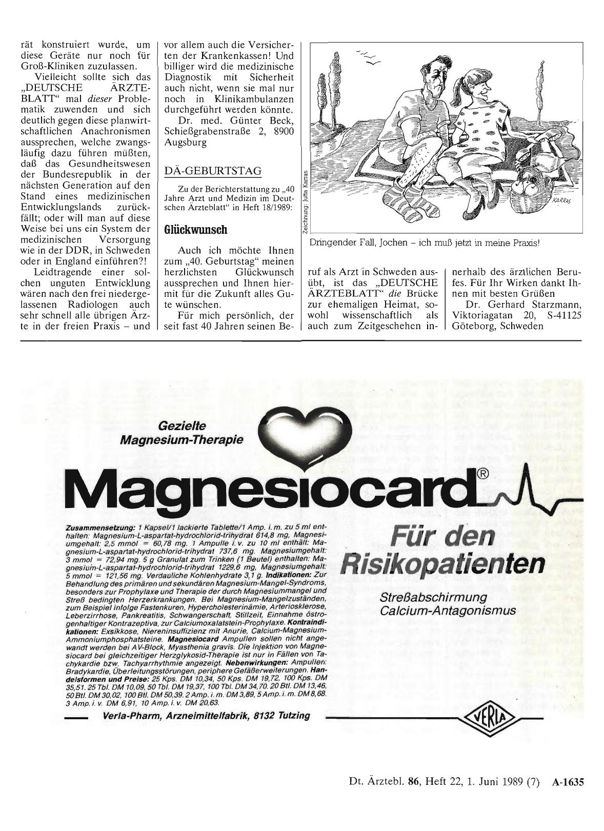 Vorschauseite 1: DÄ-GEBURTSTAG: Glückwunsch
