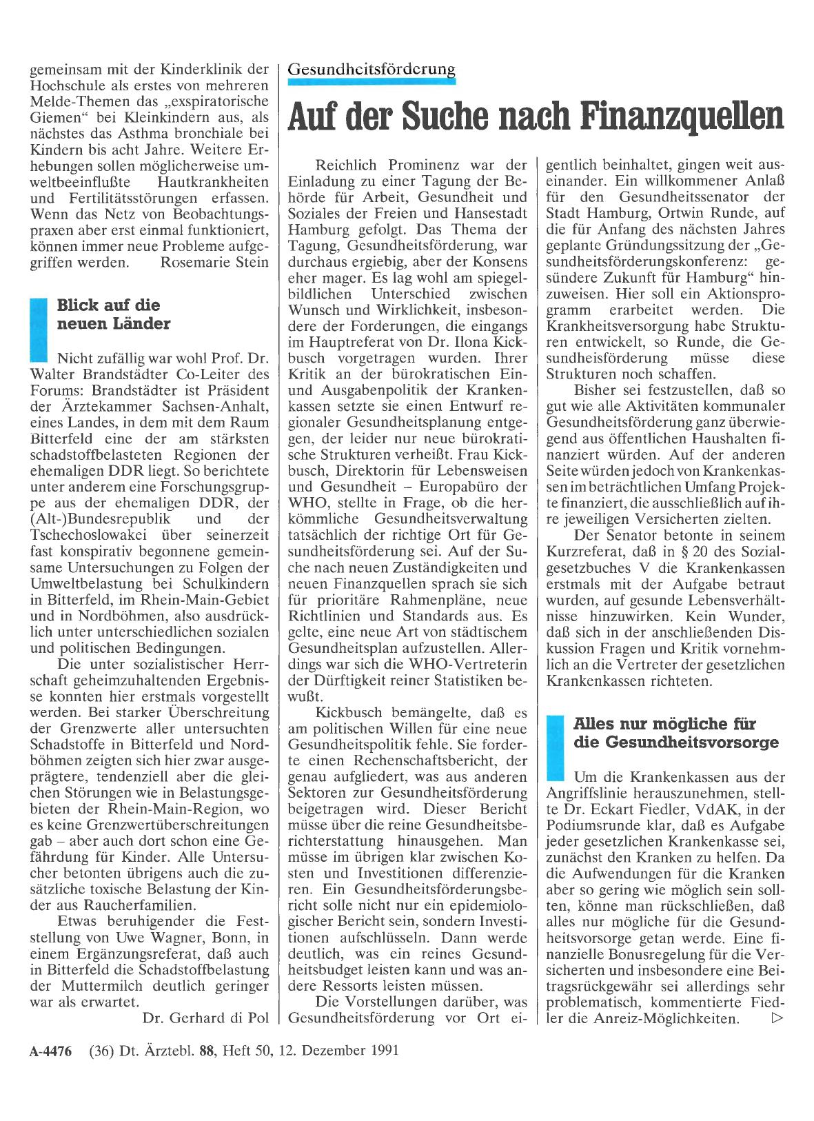 Vorschauseite 1: Blick auf die neuen Länder