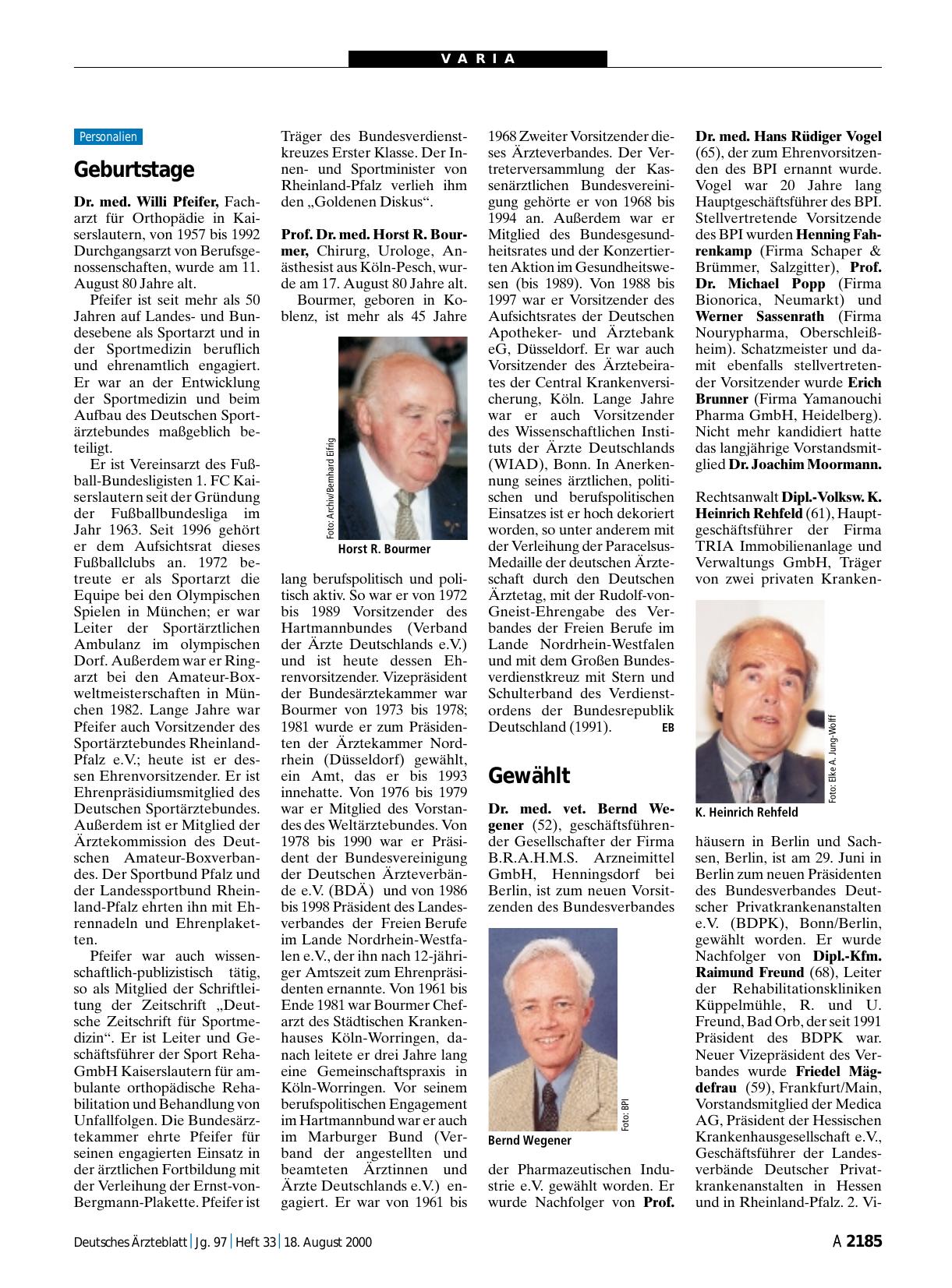 Vorschauseite 1: Geburtstage