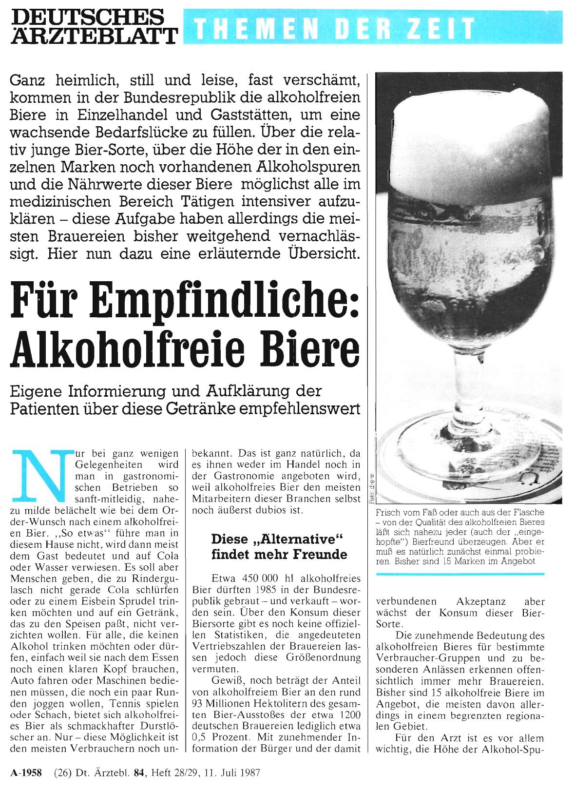Vorschauseite 1: Für Empfindliche: Alkoholfreie Biere