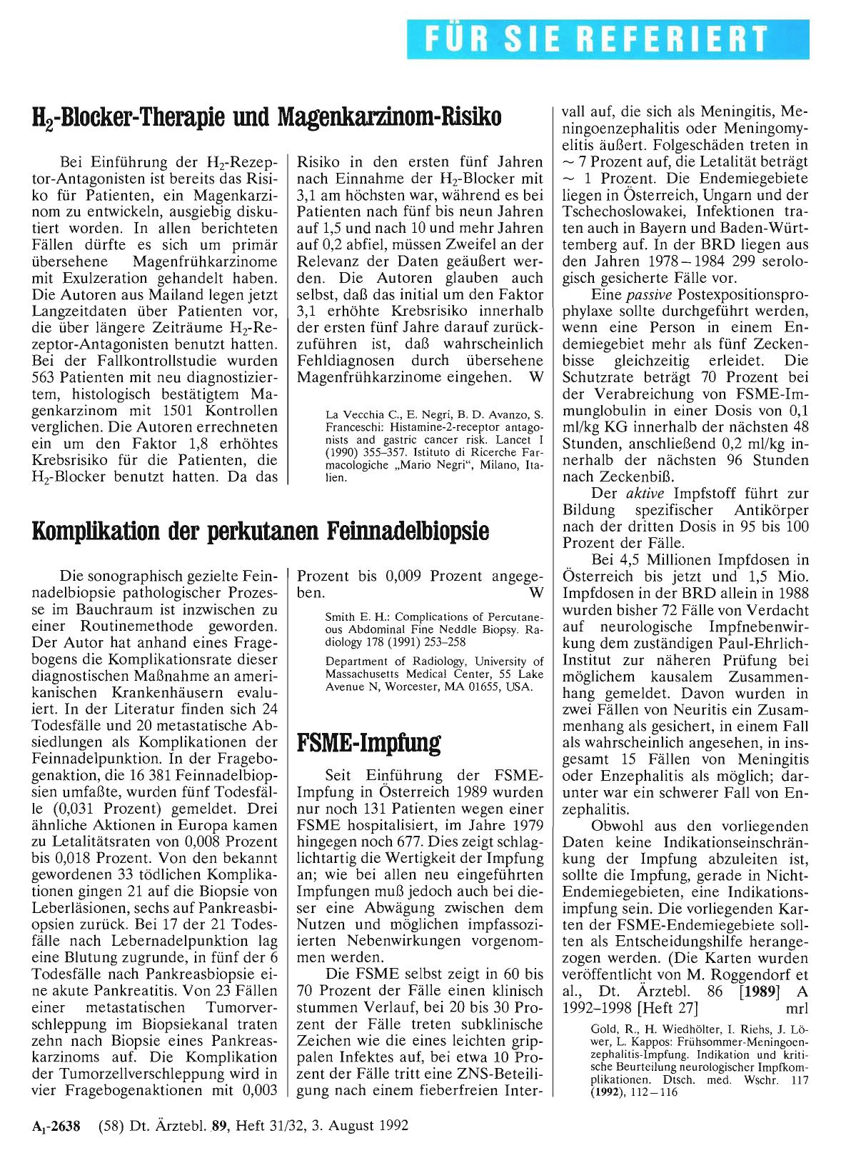 Vorschauseite 1: Komplikation der perkutanen Feinnadelbiopsie