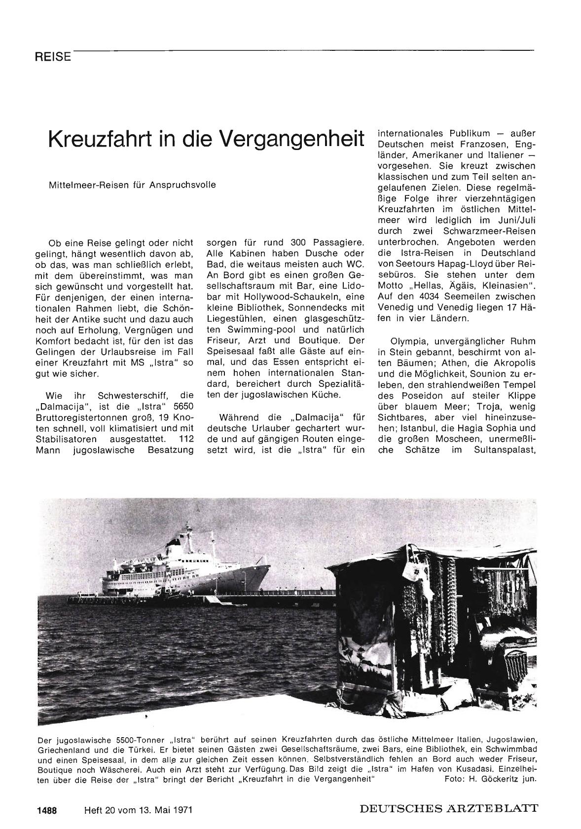 Vorschauseite 1: Kreuzfahrt in die Vergangenheit