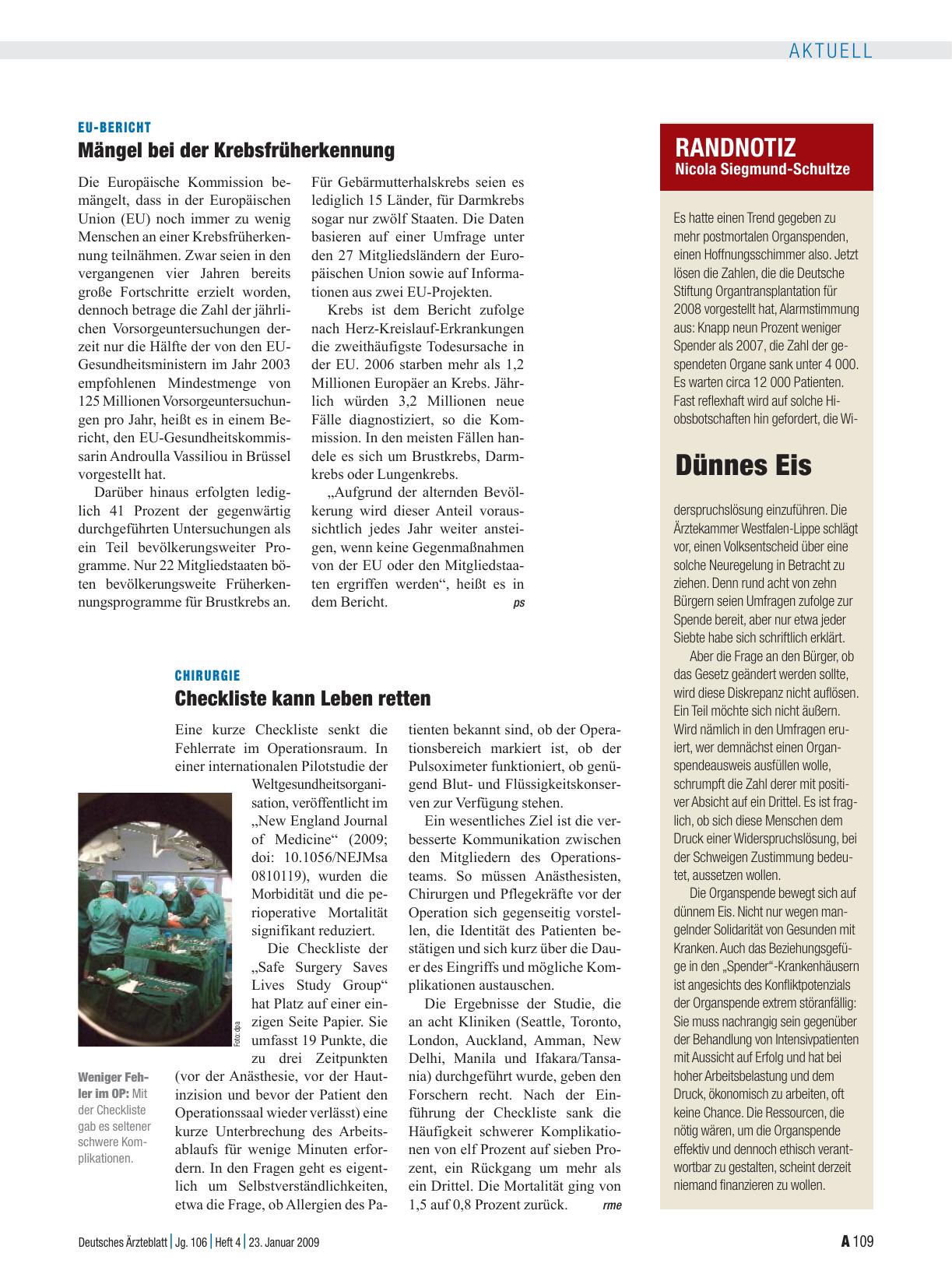 Vorschauseite 1: Randnotiz: Dünnes Eis