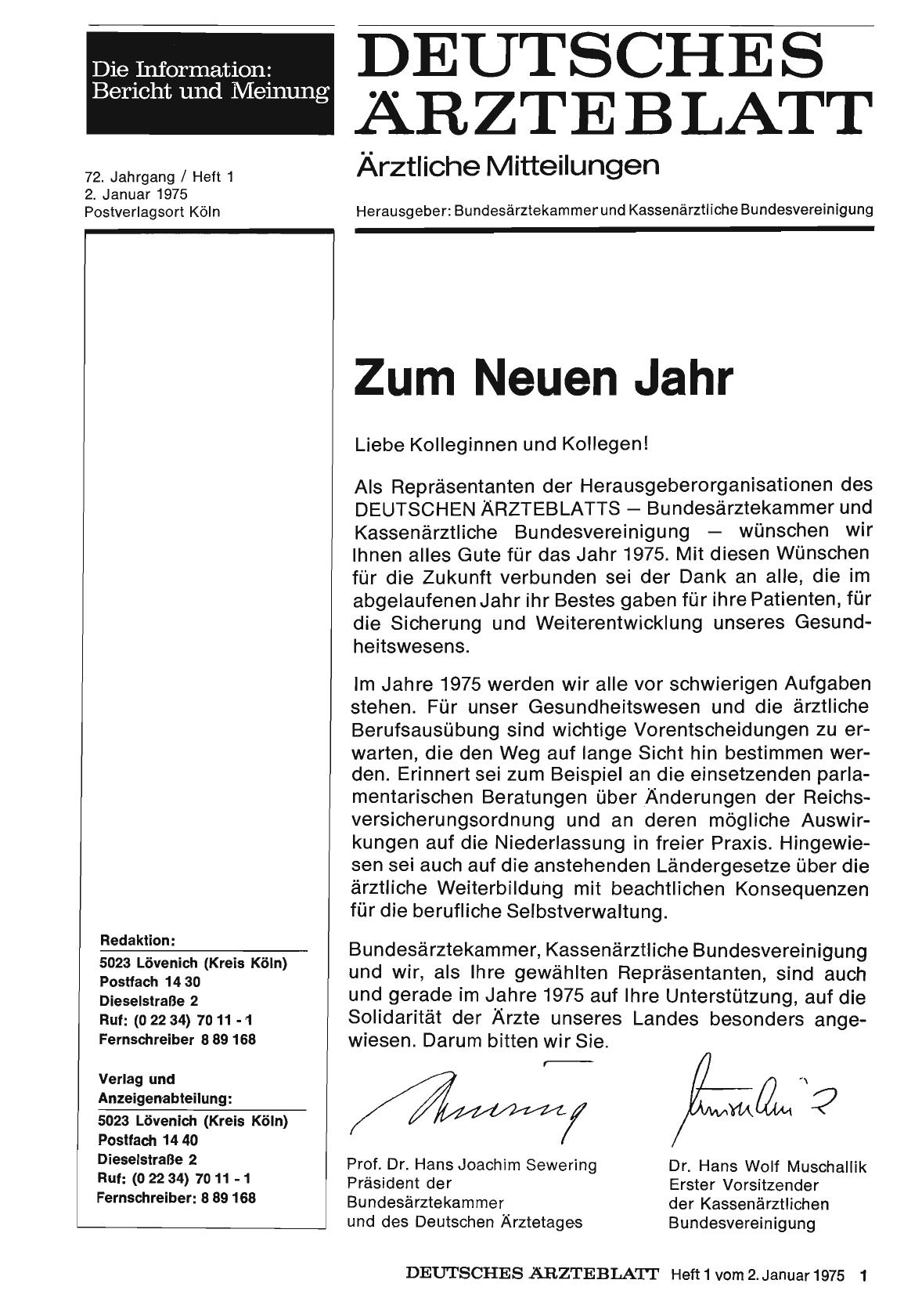 Vorschauseite 1: Zum Neuen Jahr