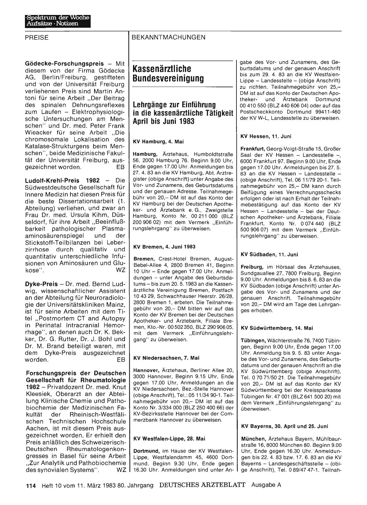 Vorschauseite 1: Preise