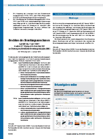 Vorschauseite 1: Mitteilungen