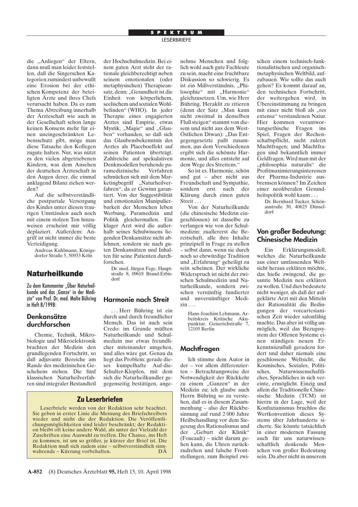 Vorschauseite 1: Naturheilkunde – Von großer Bedeutung: Chinesische Medizin