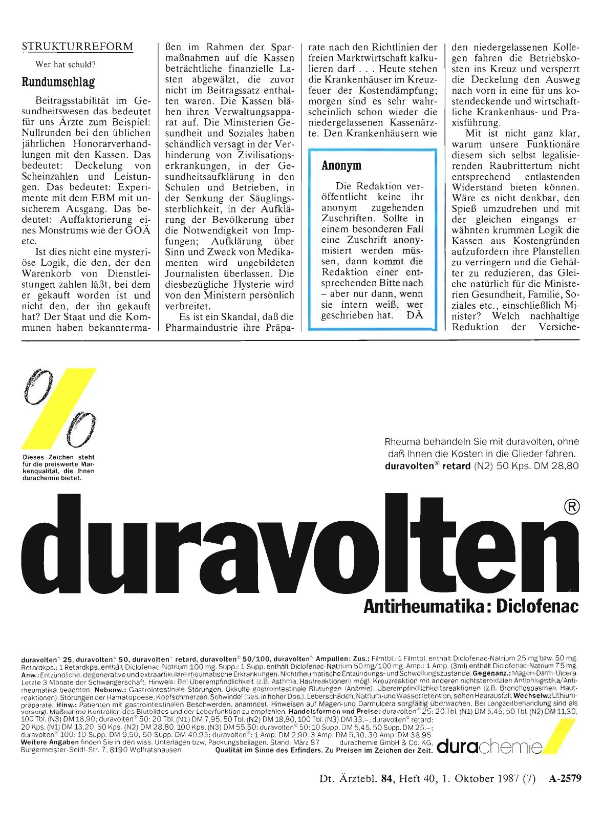 Vorschauseite 1: STRUKTURREFORM: Rundumschlag
