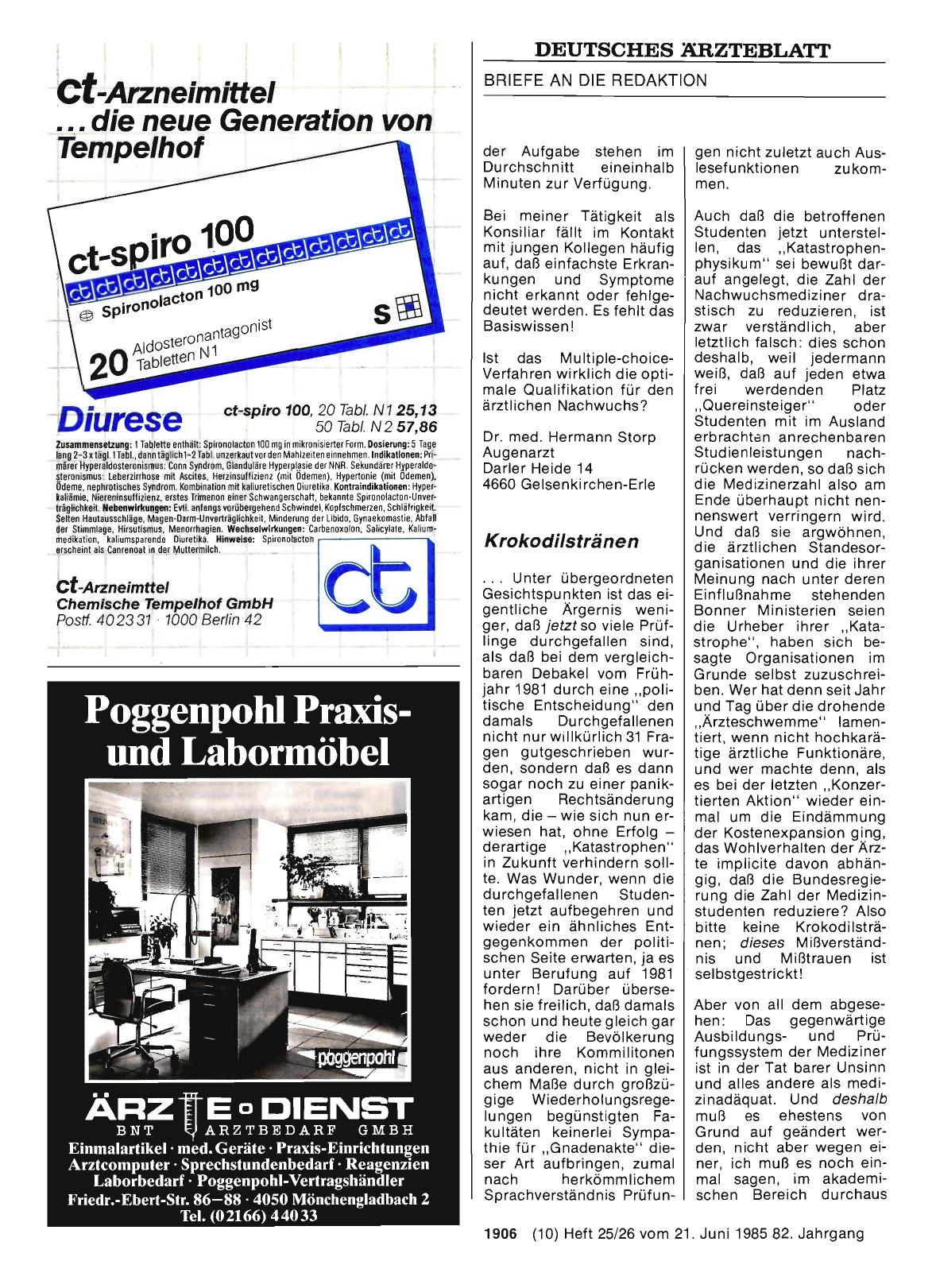 Vorschauseite 1: PHYSIKUM: Krokodilstränen