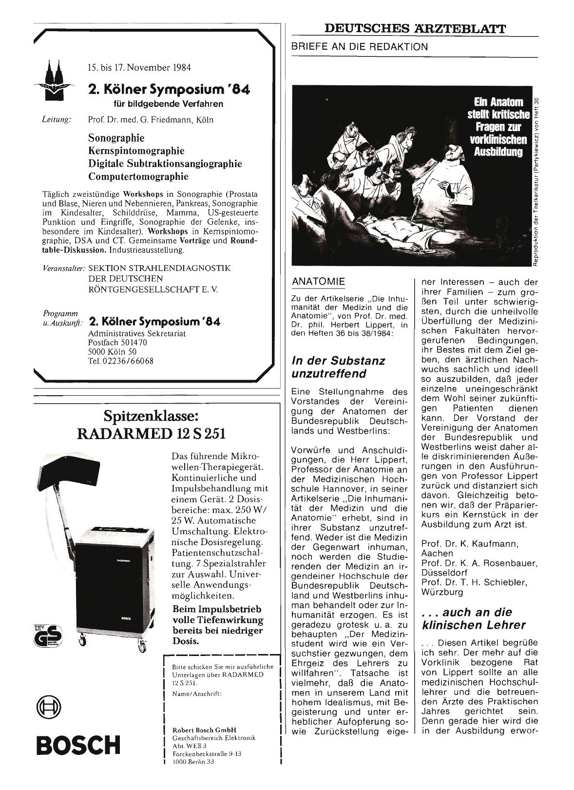 Vorschauseite 1: ANATOMIE: .. . auch an die klinischen Lehrer