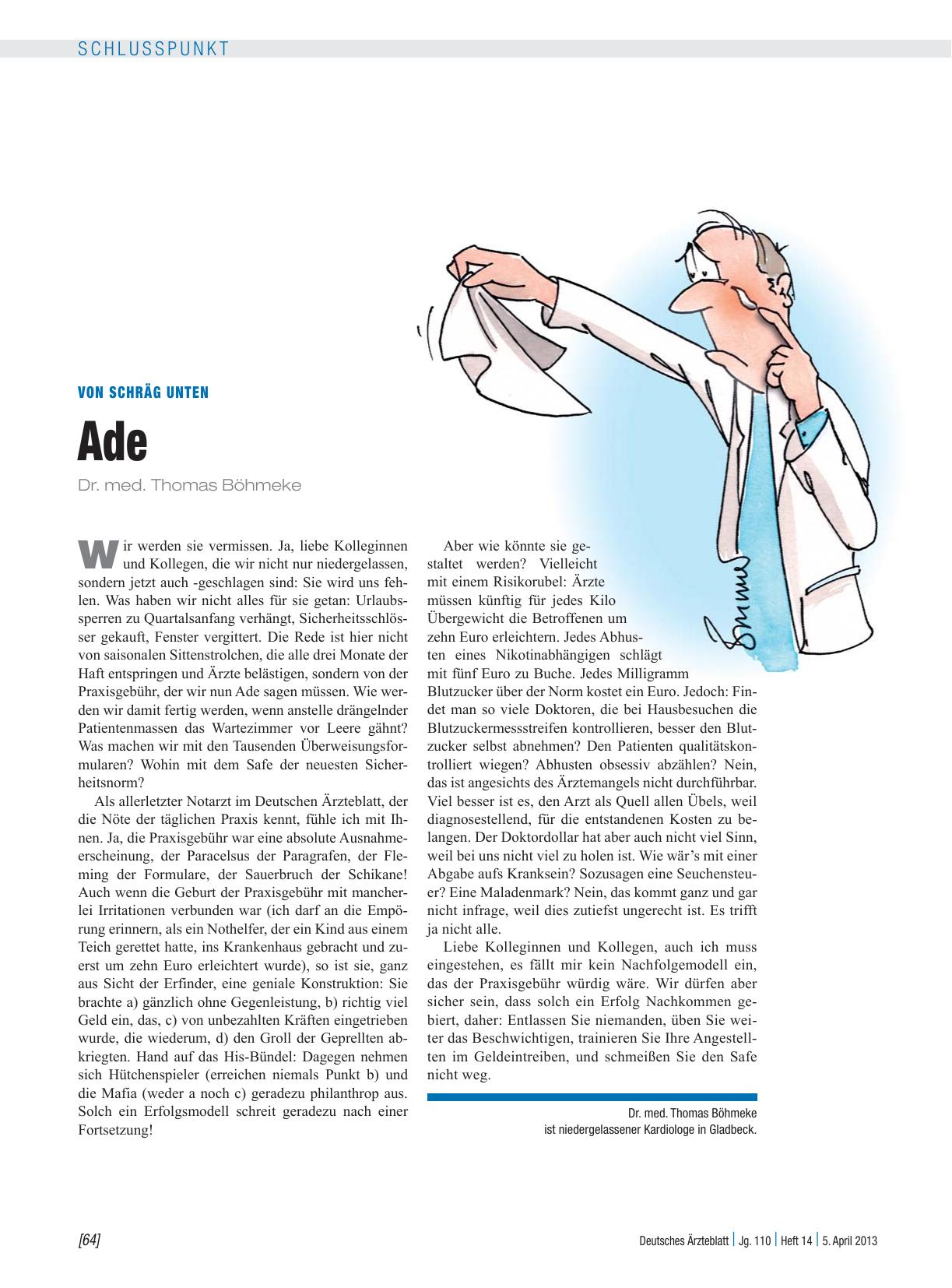 Vorschauseite 1: Von schräg unten: Ade