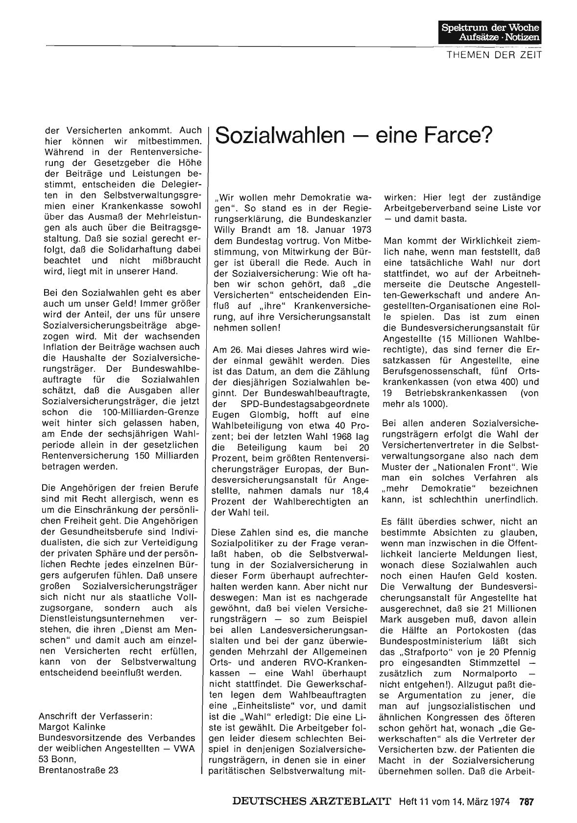 Vorschauseite 1: Sozialwahlen — eine Farce?