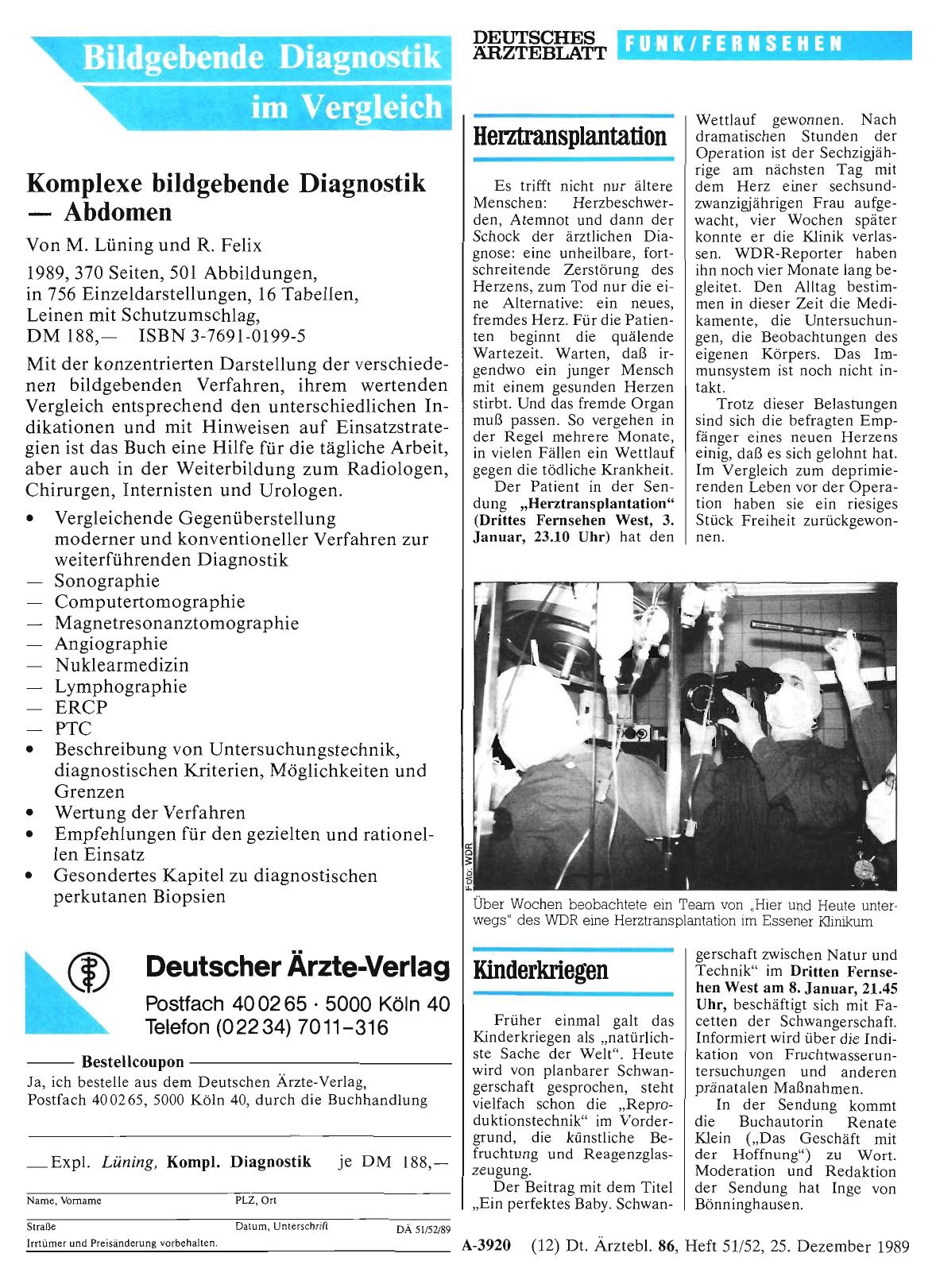 Vorschauseite 1: Herztransplantation
