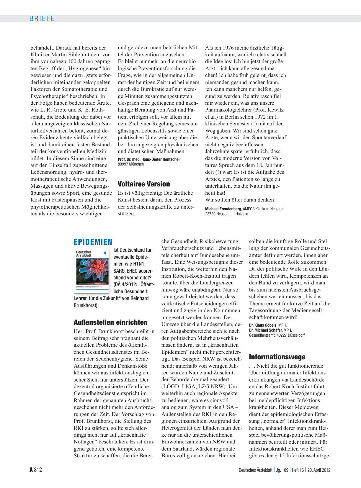 Vorschauseite 1: Epidemien: Informationswege