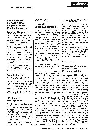 Vorschauseite 1: „Moderner“ Massagesalon