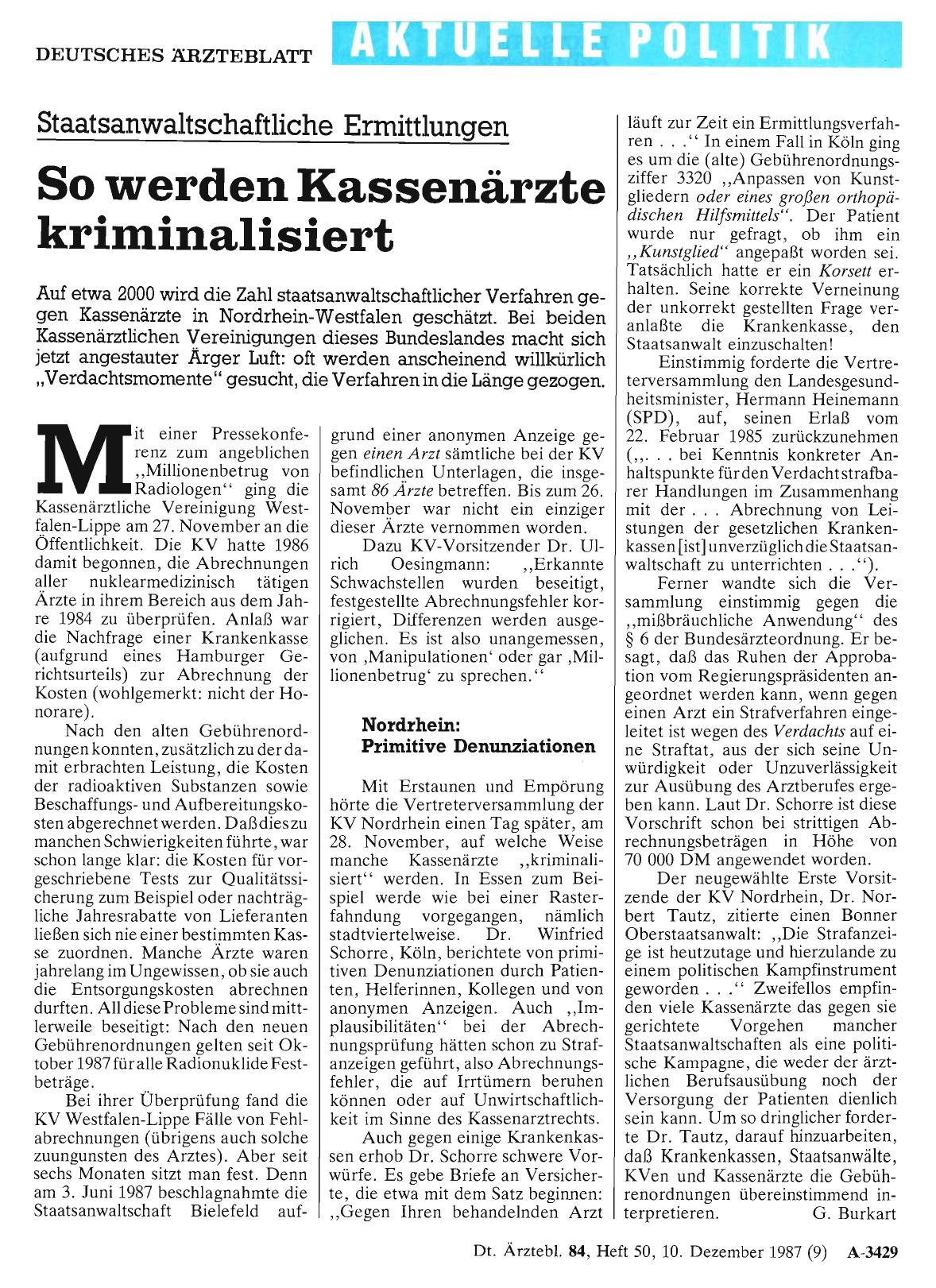 Vorschauseite 1: Staatsanwaltschaftliche Ermittlungen: So werden Kassenärzte kriminalisiert