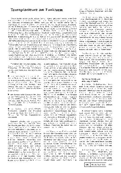 Vorschauseite 1: Transplanteure am Funkturm