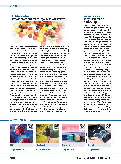 Vorschauseite 1: Zusatzversicherung: Pflege-Bahr verliert an Schwung