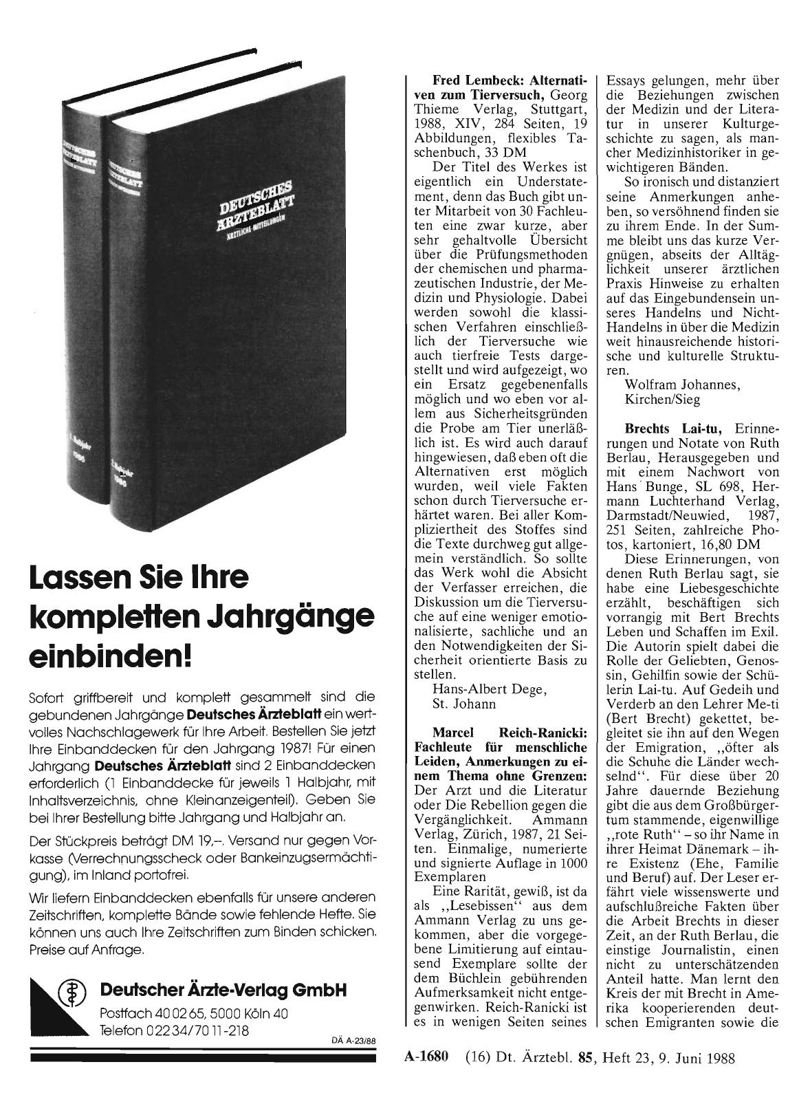 Vorschauseite 1: Brechts Lai-tu