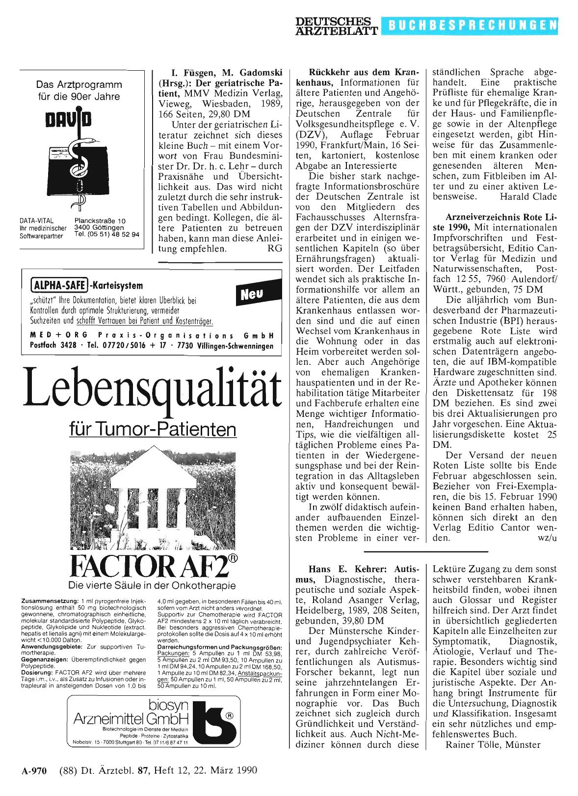 Vorschauseite 1: Hans E. Kehrer: Autismus