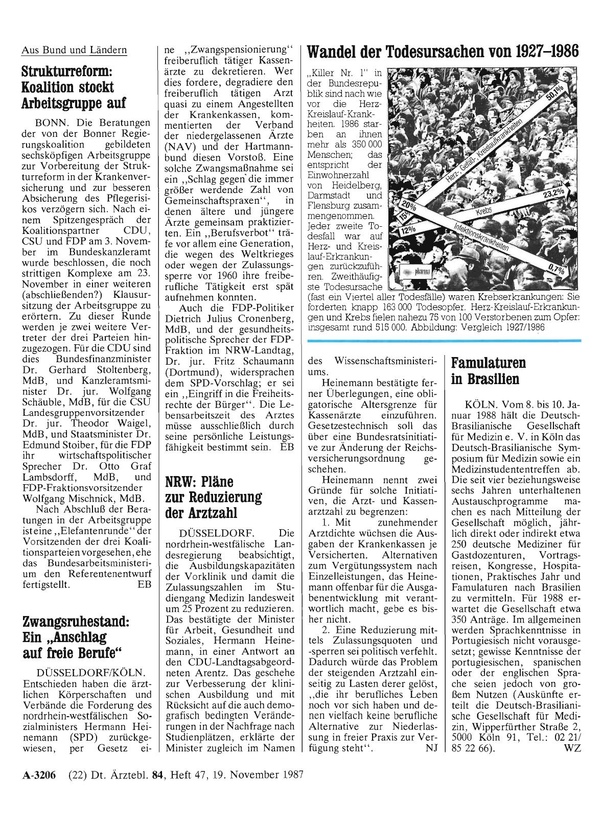 Vorschauseite 1: Famulaturen in Brasilien