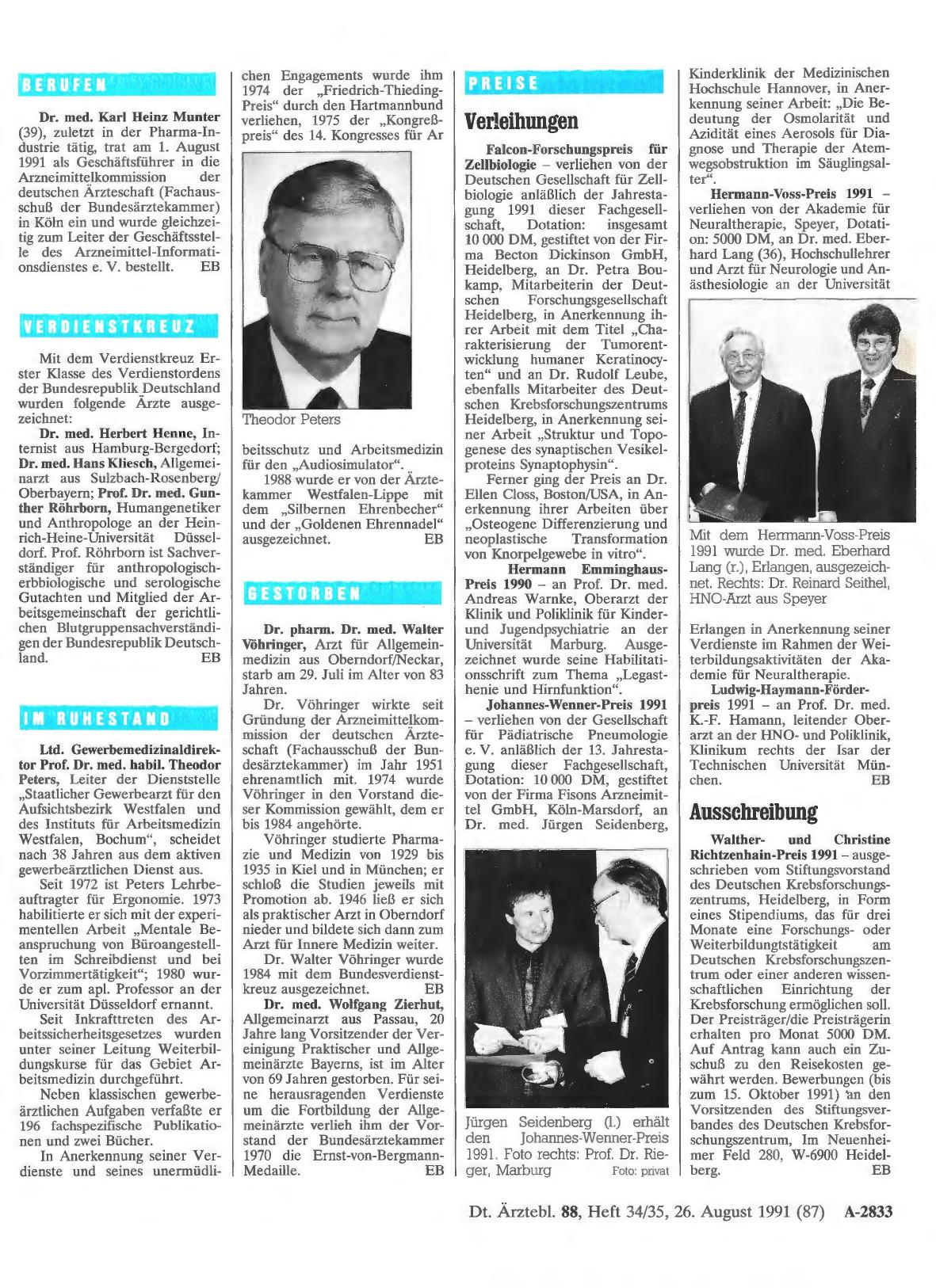 Vorschauseite 1: Gestorben