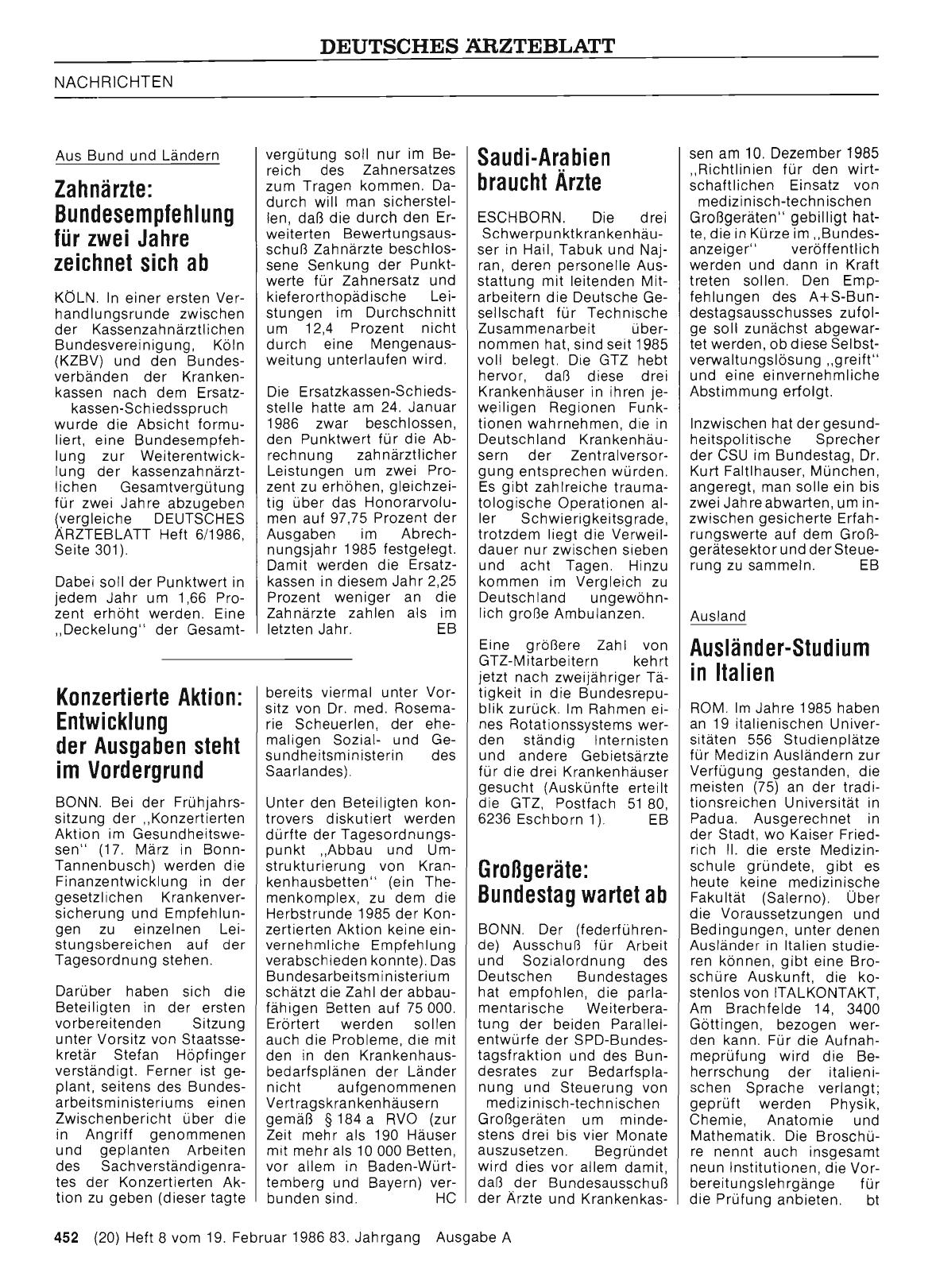 Vorschauseite 1: Saudi-Arabien braucht Ärzte
