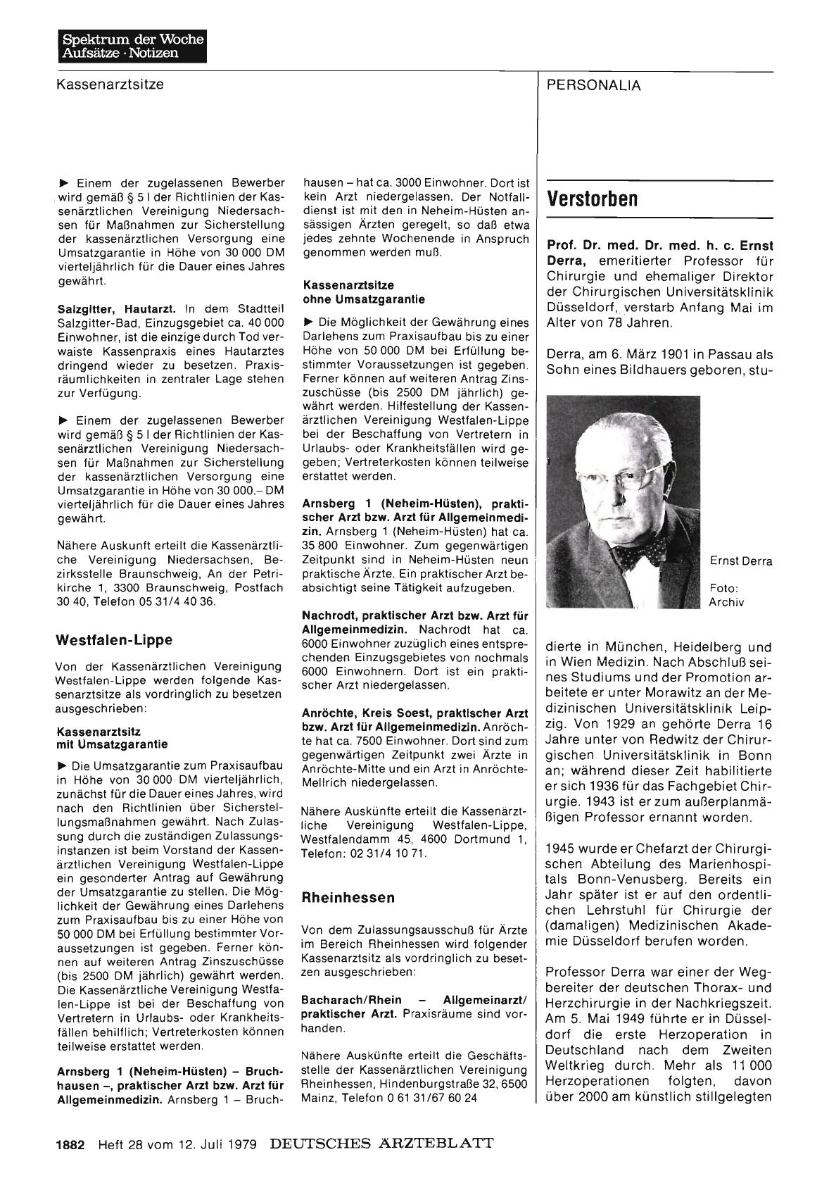Vorschauseite 1: Verstorben