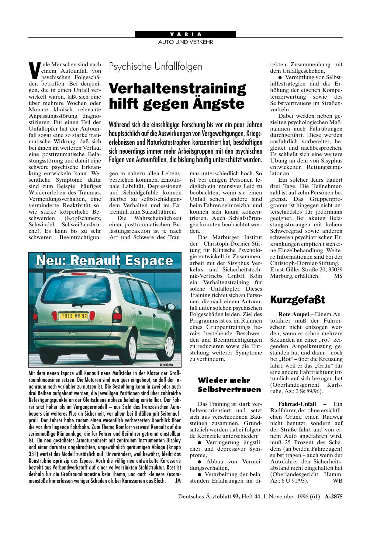 Vorschauseite 1: Neu: Renault Espace