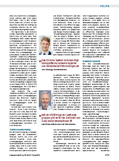 Vorschauseite 3: Krankenhausreform: Die Schweizer machen es vor.