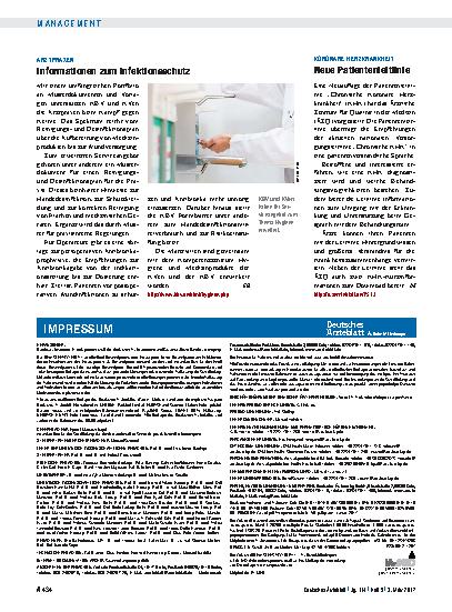 Vorschauseite 1: Koronare Herzkrankheit: Neue Patientenleitlinie