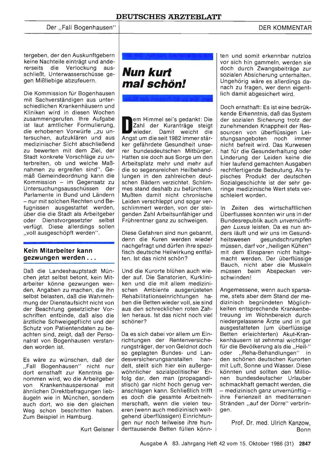 Vorschauseite 1: Nun kurt mal schön!
